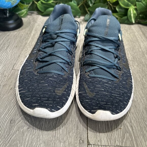 Nike Free Run 5.0 Next Nature Womens Running Shoes Sz 8 Navy White CZ1891-401 - Picture 3 of 8